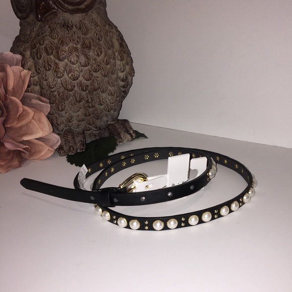 A new day black belt with pearls/gold accents NWT - Picture 4 of 6